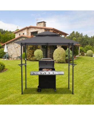 Grill Gazebo 8'x5'Outdoor Patio Backyard BBQ Grill Shelter