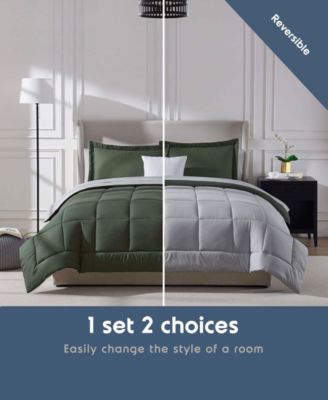 Luxury Soft Reversible 7-Pc. Comforter Set, Queen