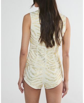 Women's Zebra Tailored Hotpants