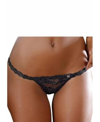 Women's Floral Lace Thong