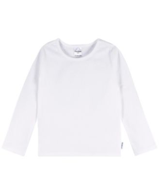 Toddler Girls 3-Pack Long Sleeve Shirts, Navy/Oatmeal/Violet, 5T