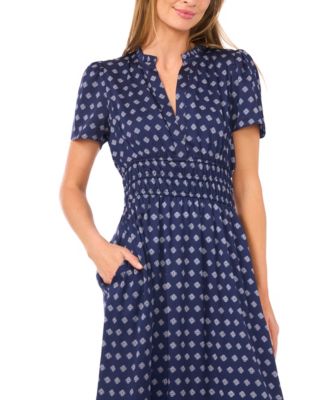 Women's V-Neck Short Sleeve Maxi Dress