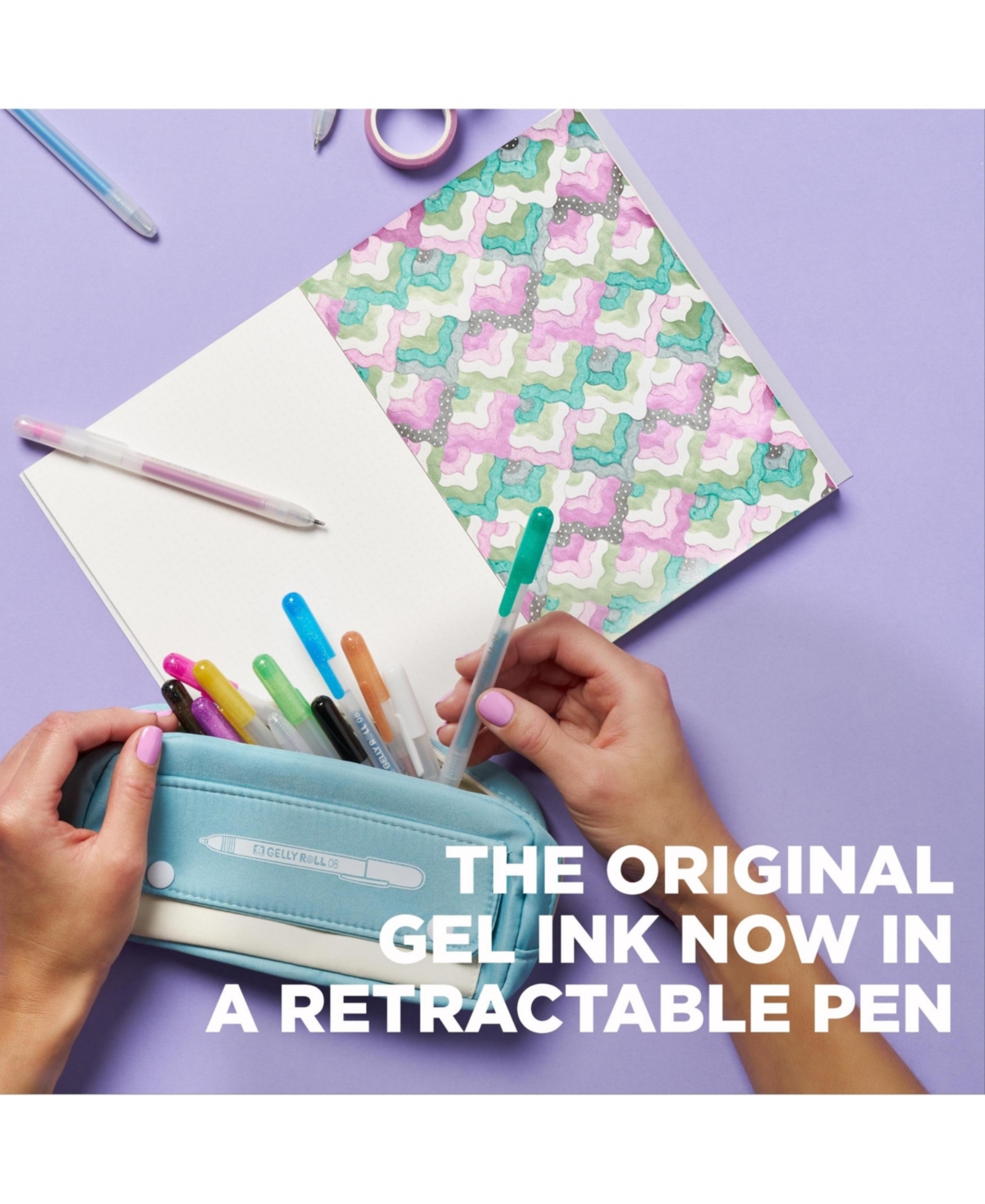 Sakura Gelly Roll Retractable 25 Piece Gift Set: 24 Pens + 1 Pen Case