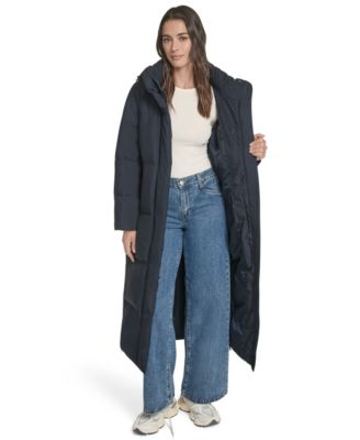 Women's Regular Extra Long Quilted Parka Jacket
