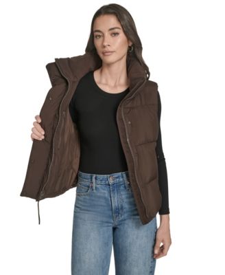 Women's Stand Collar Puffer Vest