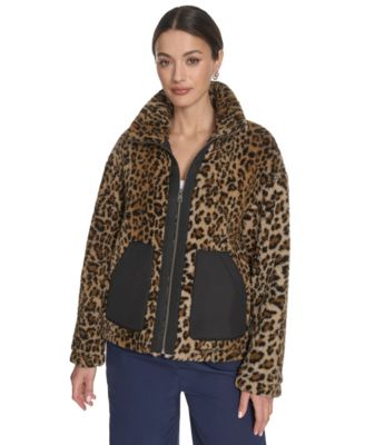 Women's Regular Stand Collar Sherpa Teddy Jacket