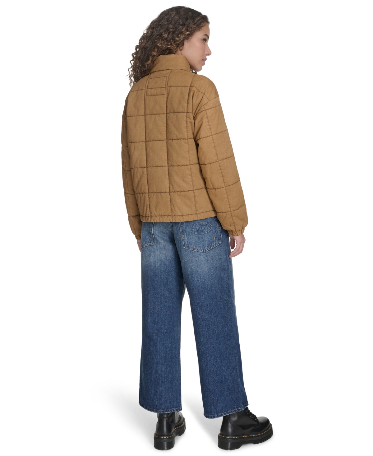 Levi's Women's Box Quilted Cotton Jacket In Brown