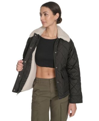 Women's Regular Diamond Quilted Jacket