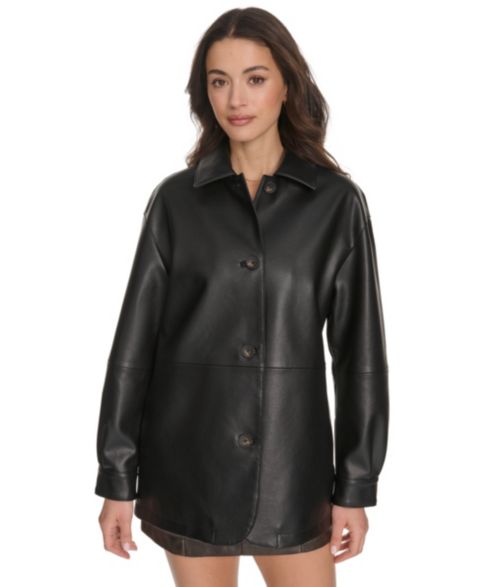 Женские пиджаки Levi's Women's Faux Leather Relaxed Vintage Look Blazer