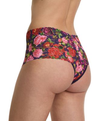 Women's Printed Retro Thong