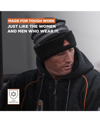 Men's PolarForce Insulated Reflective Cap - Warm Winter Headwear for Extreme Cold, High Visibility