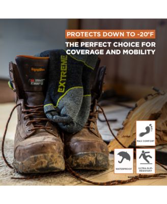 Men's Ice Viking Waterproof Insulated Work Boots Composite Toe, Anti-Slip, Cold Weather Safety Footwear