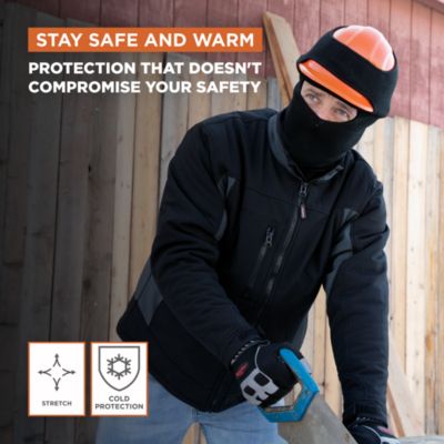 Men's Hard Hat Balaclava - Insulated Winter Head Cover for Extreme Cold Protection