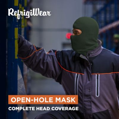 Men's Open Hole Face Mask - Breathable, Flexible, and Warm Winter Face Cover