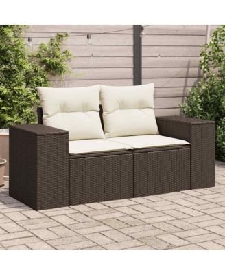 Garden Sofa Brown