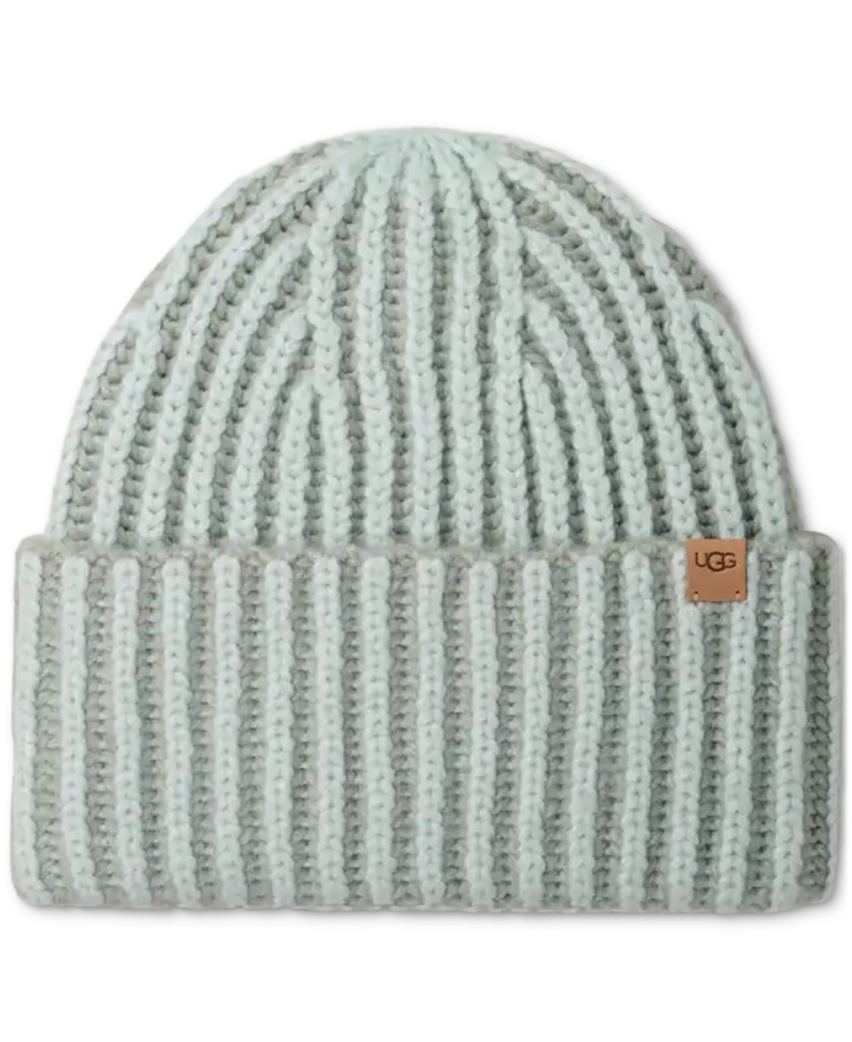 Ugg Chunky Plaited Beanie In Green