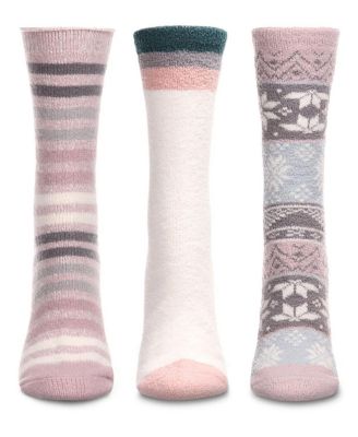 Women's 3 Pair Pack Cozy Crew Socks