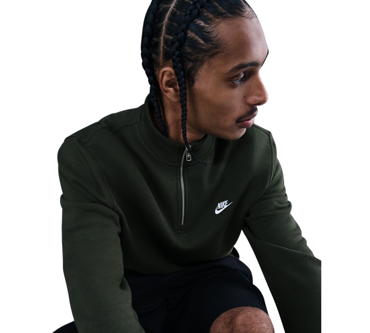 Nike Men's Sportswear Club Half-zip Fleece Top In Multi