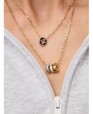 Gold Pendant - Jasper