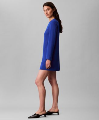 Women's Tailored Long Sleeve Mini Dress