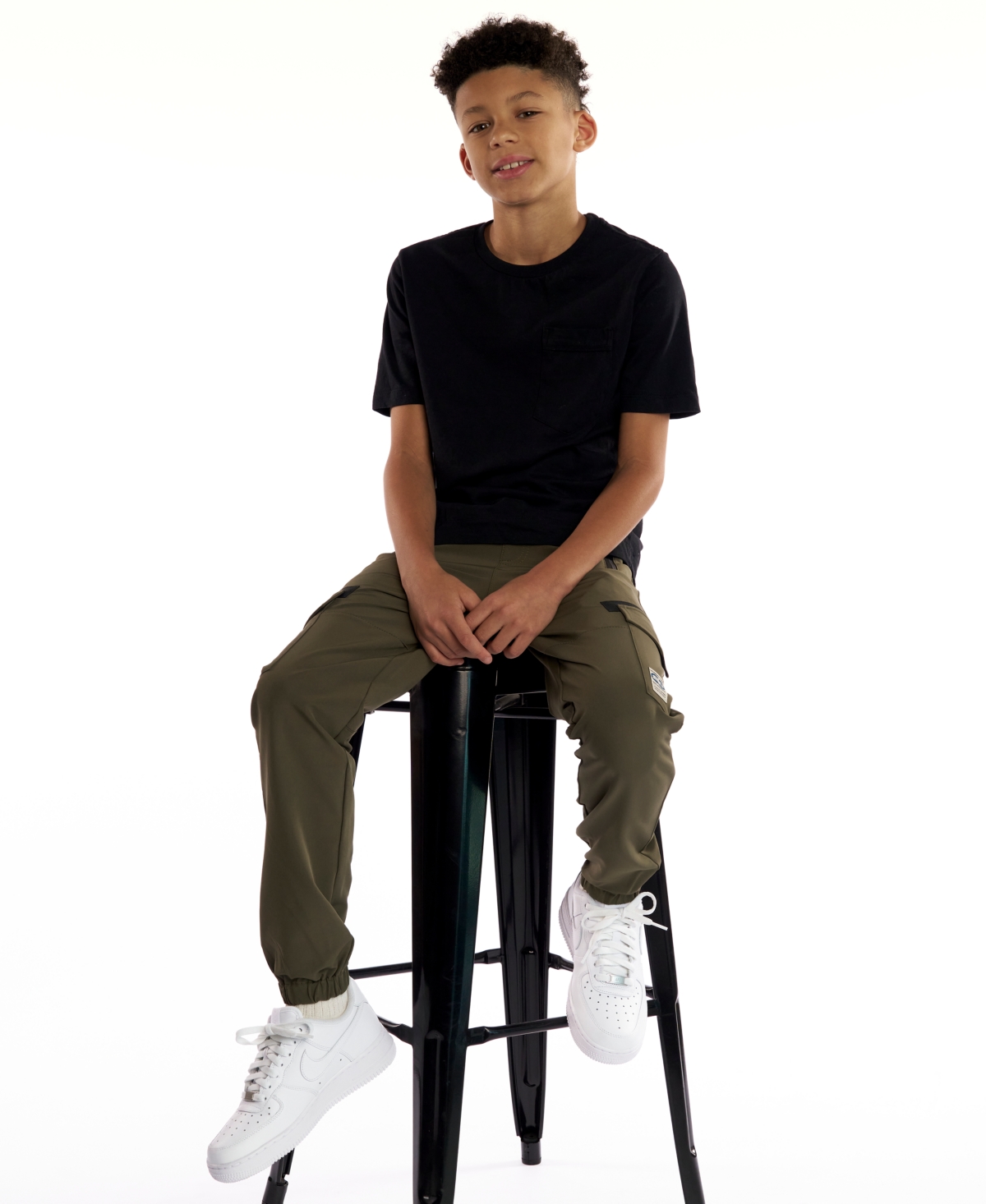 Sovereign Code Boys 5-20 Pull-on Cargo Joggers In Green