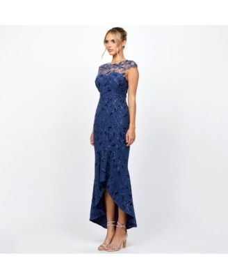 Women's Phoebe Cap Sleeve Hi Lo Dress