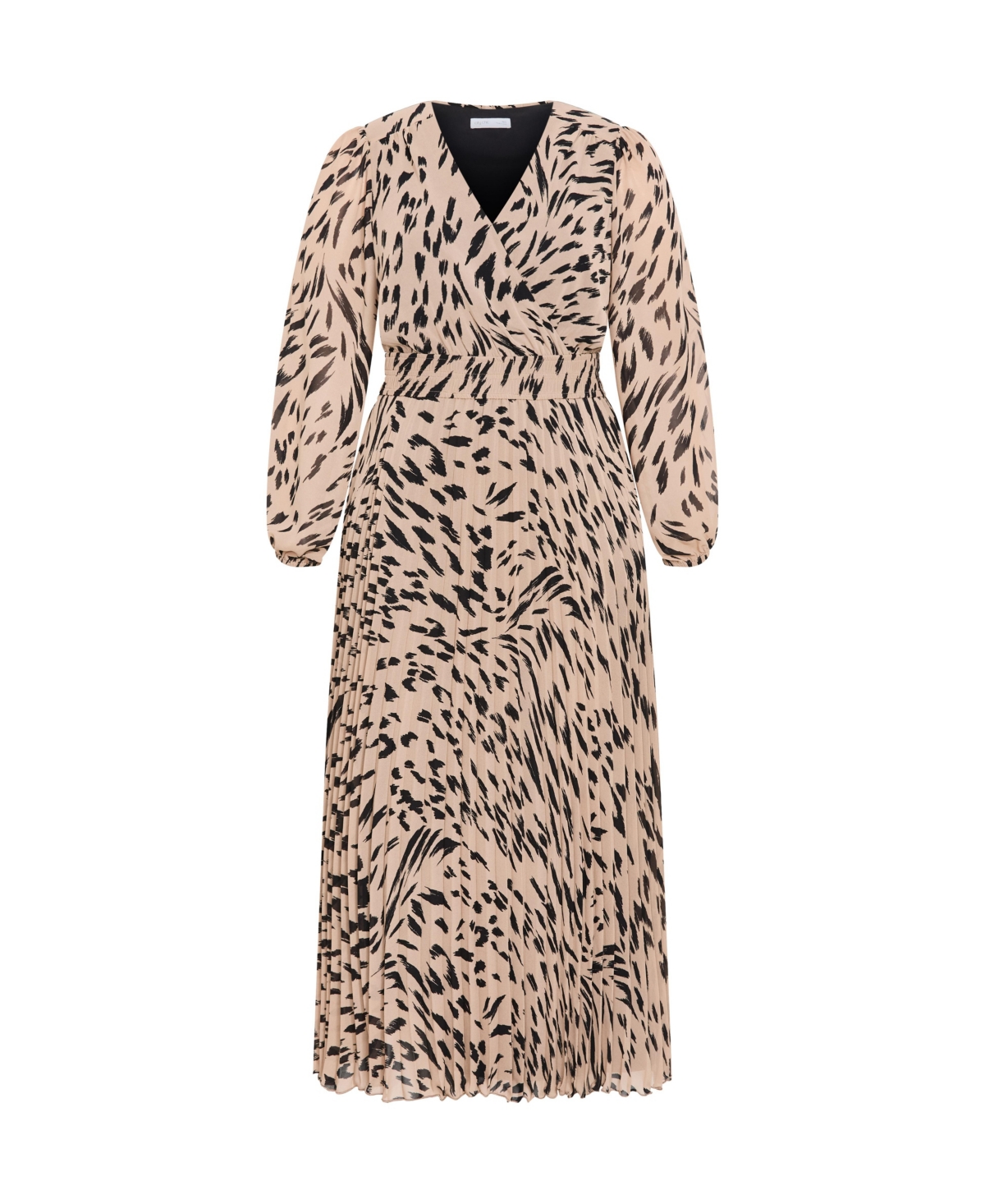 City Chic Women's Georgina Animal Print Dress
