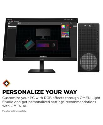 OMEN TG03-0120 16L Gaming Desktop with Intel Core Ultra 5, 16GB RAM, 1TB SSD, RTX 5060 – Windows 11 Home