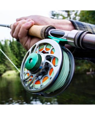 Sword Fly Fishing Reel with CNC Machined Aluminum Alloy Housing, 3/4, 5/6, 7/8, 9/10 Weights (Black, Gunmetal, Pink, Space Gray)