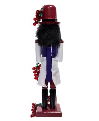 Wooden 15" Wine Nutcracker