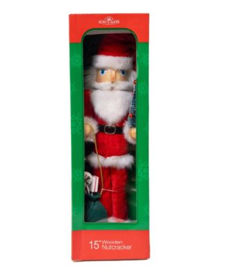 Delightful 15" Santa with Gifts and Tree Nutcracker