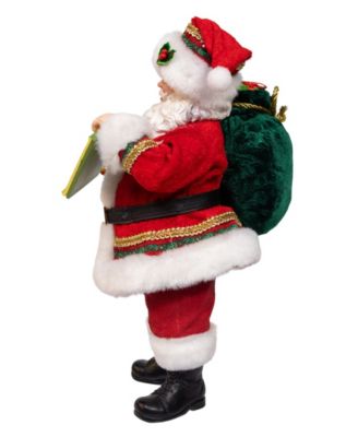 10.5" Fabrich&eacute; Traditional Santa