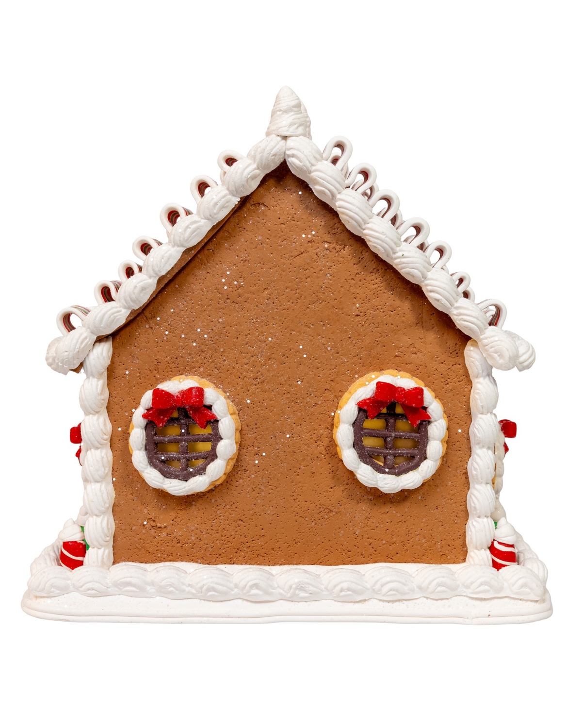 Kurt Adler 9-inch Battery Operated Gingerbread House In Brown