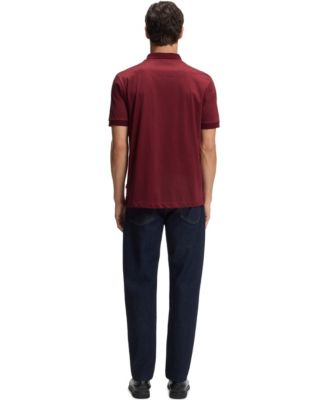 Men's Mercerized-Cotton Monogram Polo Shirt