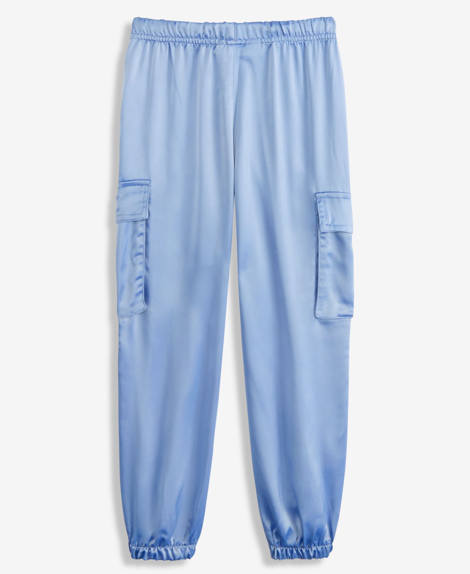Girls 5-20 Satin Cargo Jogger Pants