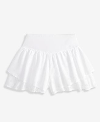 Girls' 5-20 Eyelet Butterfly Shorts, Macy's Exclusive