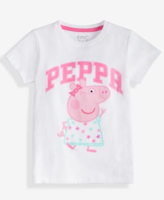 Epic Threads - Girls Toddler 2T-4T Winking Peppa Short-Sleeve T-Shirt