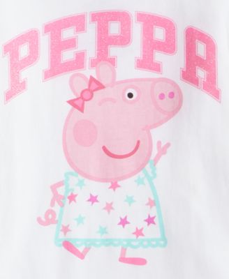 Girls Toddler 2T-4T Winking Peppa Long-Sleeve T-Shirt, Macy's Exclusive