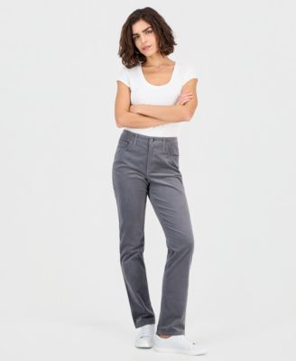 Women's High-Rise Straight Corduroy Jeans, Macy's Exclusive
