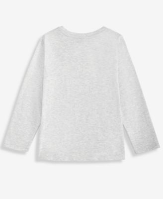 Toddler Girls Metallic Heart Long-Sleeve T-Shirt, Macy's Exclusive