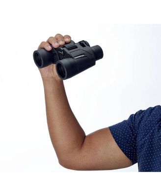 8x40 Explorer S Porro Prism Binoculars with 59.7 Degree Angle of View, Black