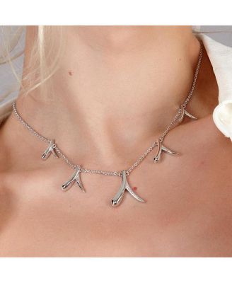 Sycamore Station Necklace In Gold Vermeil