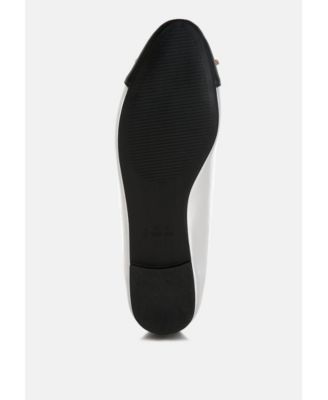 Womens Minato Two Tone Ballet Flats