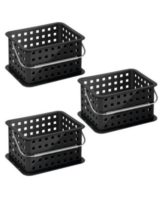 Set of 3 Small Stackable Shower Caddy Basket