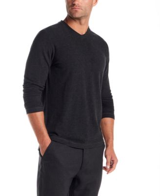 Men's V-Neck Long-Sleeve Shirt