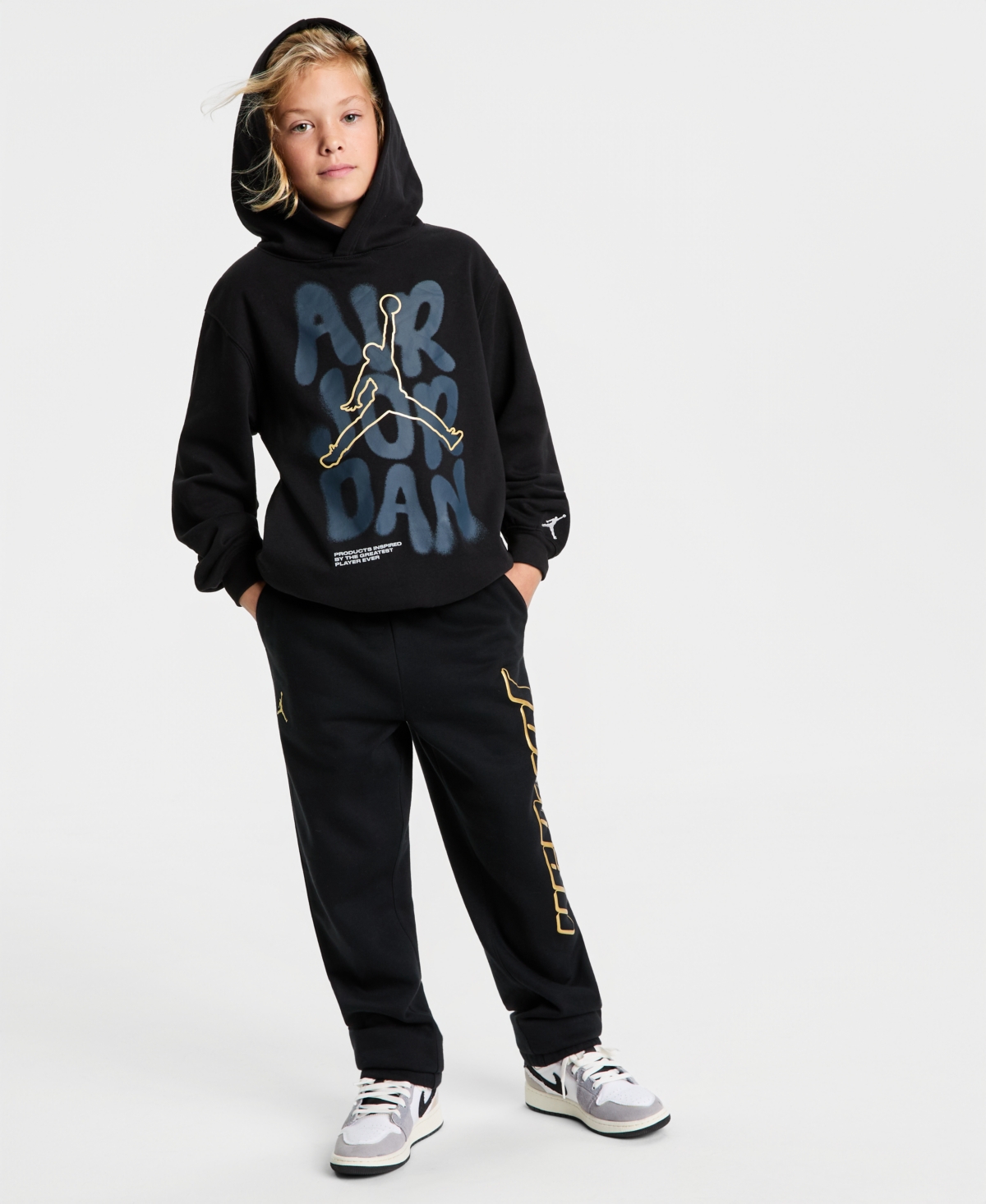 Jordan Boys 8-18 23 Graphic Relaxed Fit Pants
