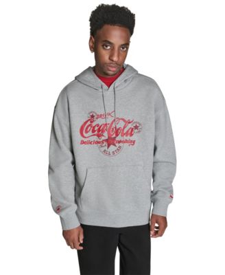 Men's Coca Cola Logo Hooded Sweatshirt