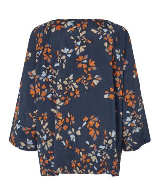 Women's MaBenika 3/4 Sleeve V-Neck Blouse