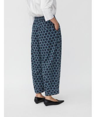 Women's Cropped Velvet Wide Leg Pants