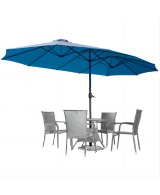 15x9ft Double-Sided Patio Umbrella